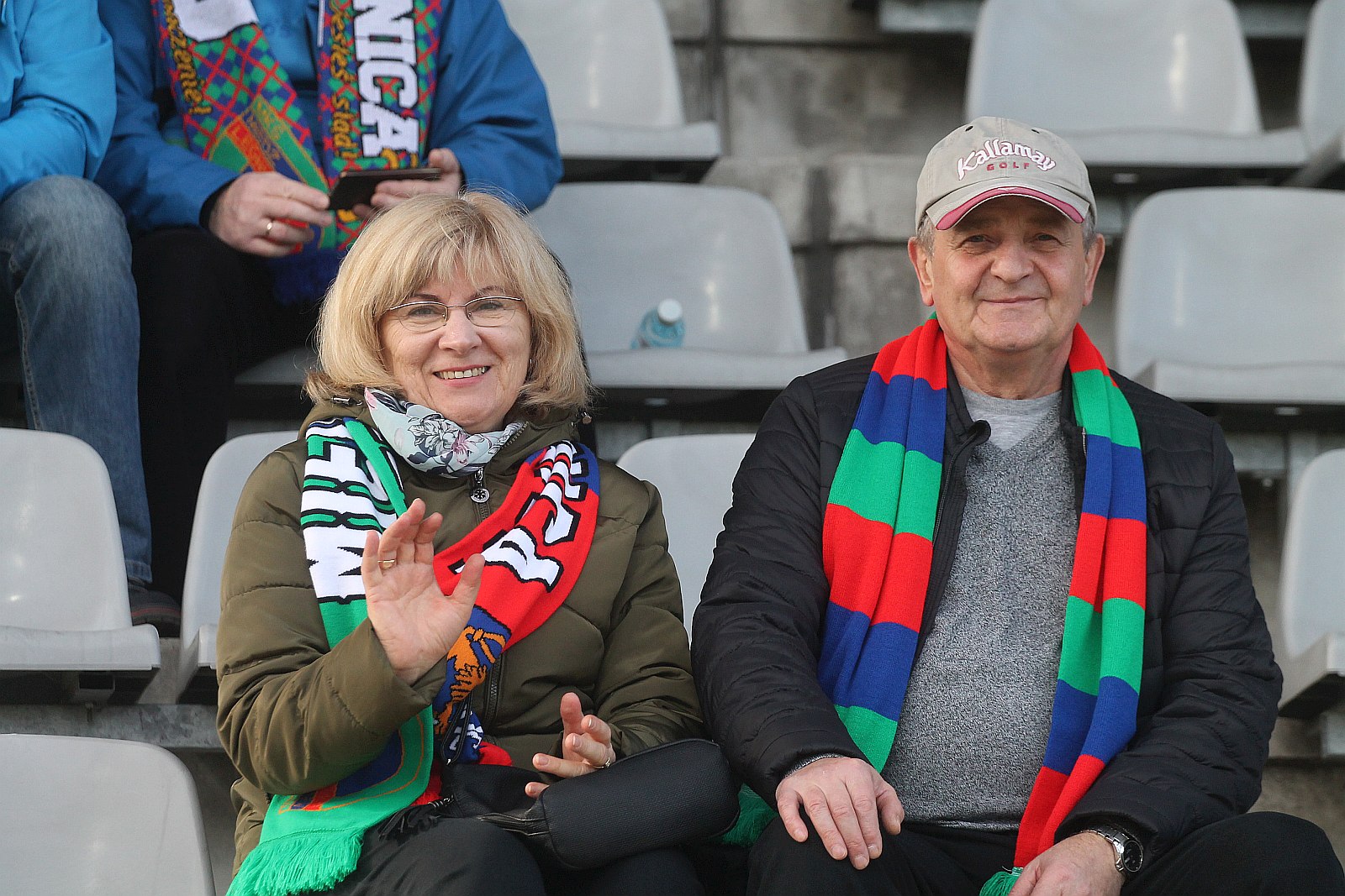 Kibice podczas meczu Miedzi Legnica z Radomiakiem Radom