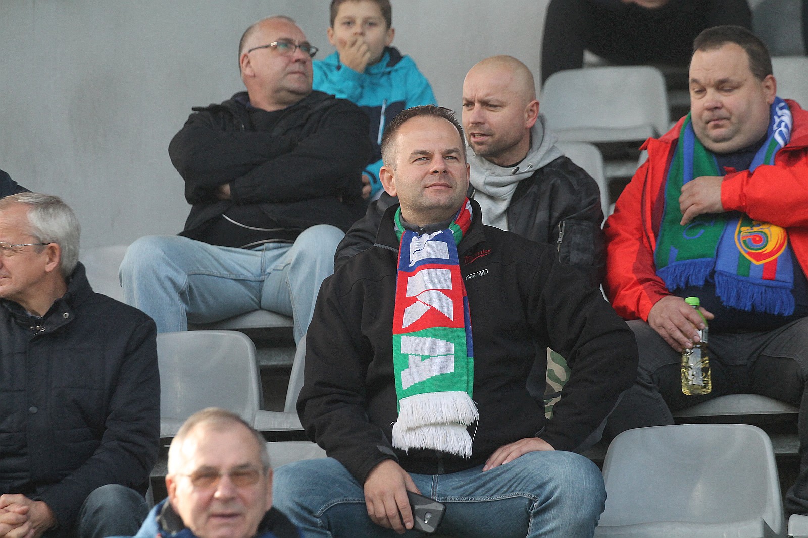 Kibice podczas meczu Miedzi Legnica z Radomiakiem Radom