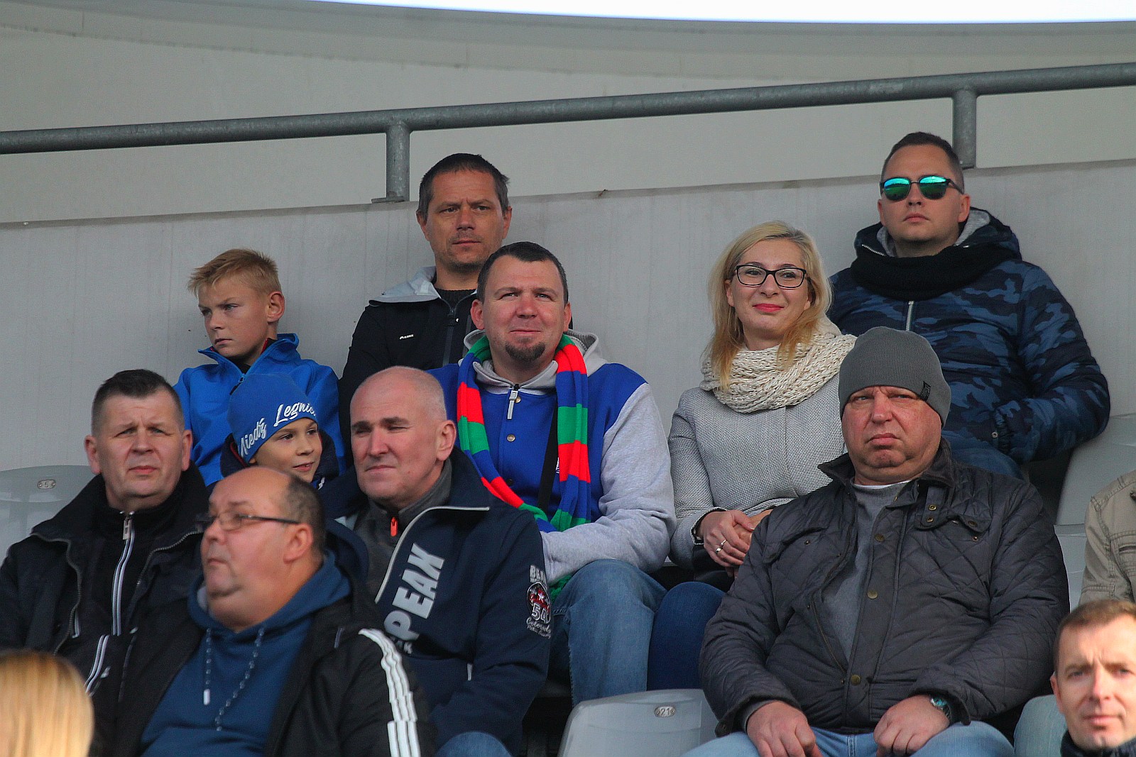 Kibice podczas meczu Miedzi Legnica z Radomiakiem Radom