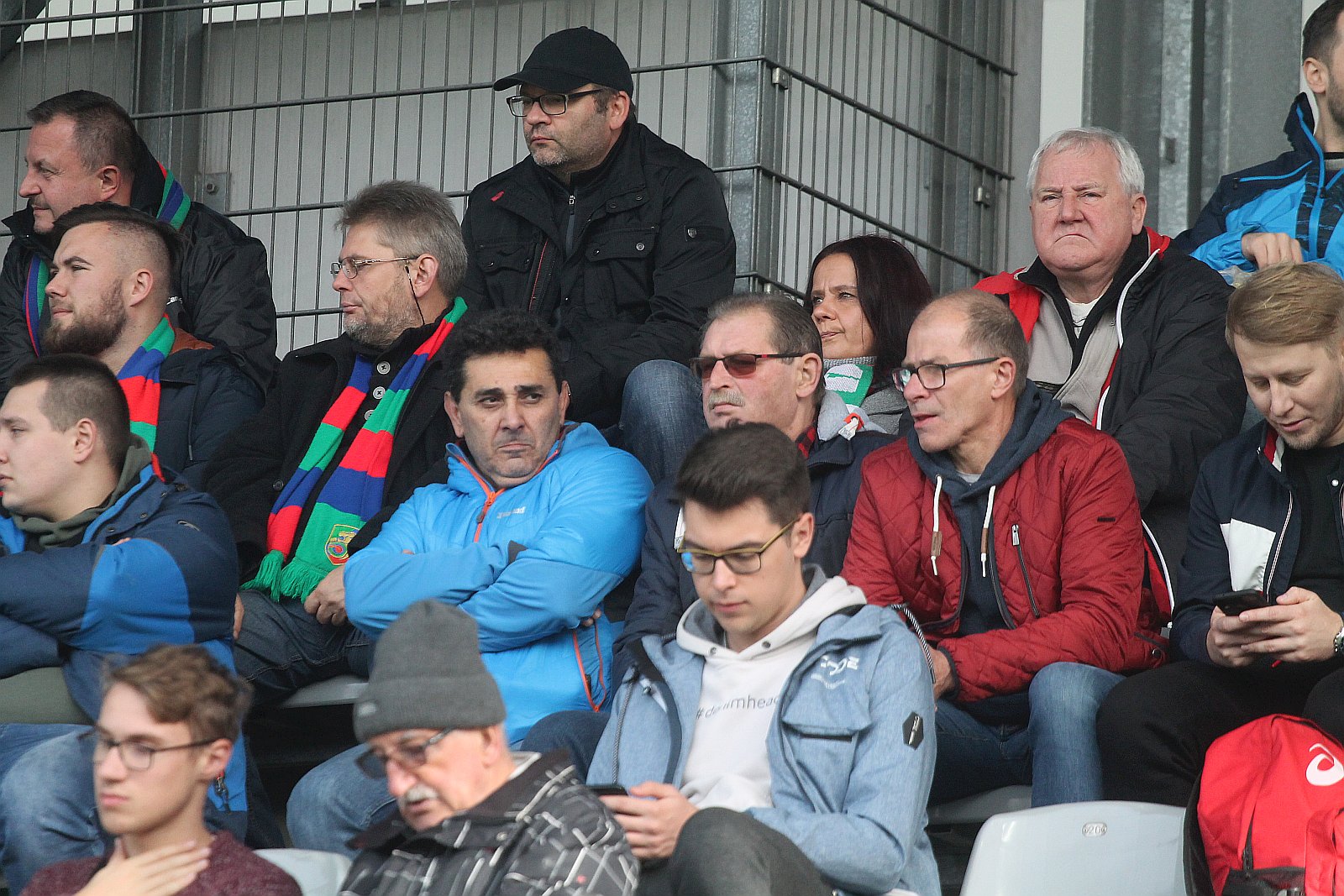 Kibice podczas meczu Miedzi Legnica z Radomiakiem Radom