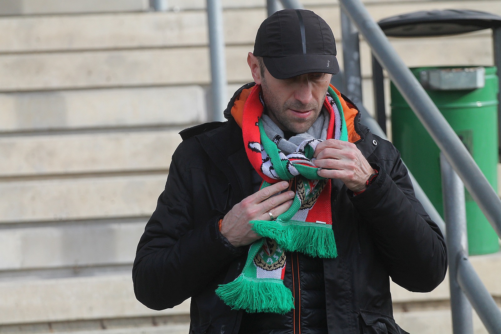 Kibice podczas meczu Miedzi Legnica z Radomiakiem Radom