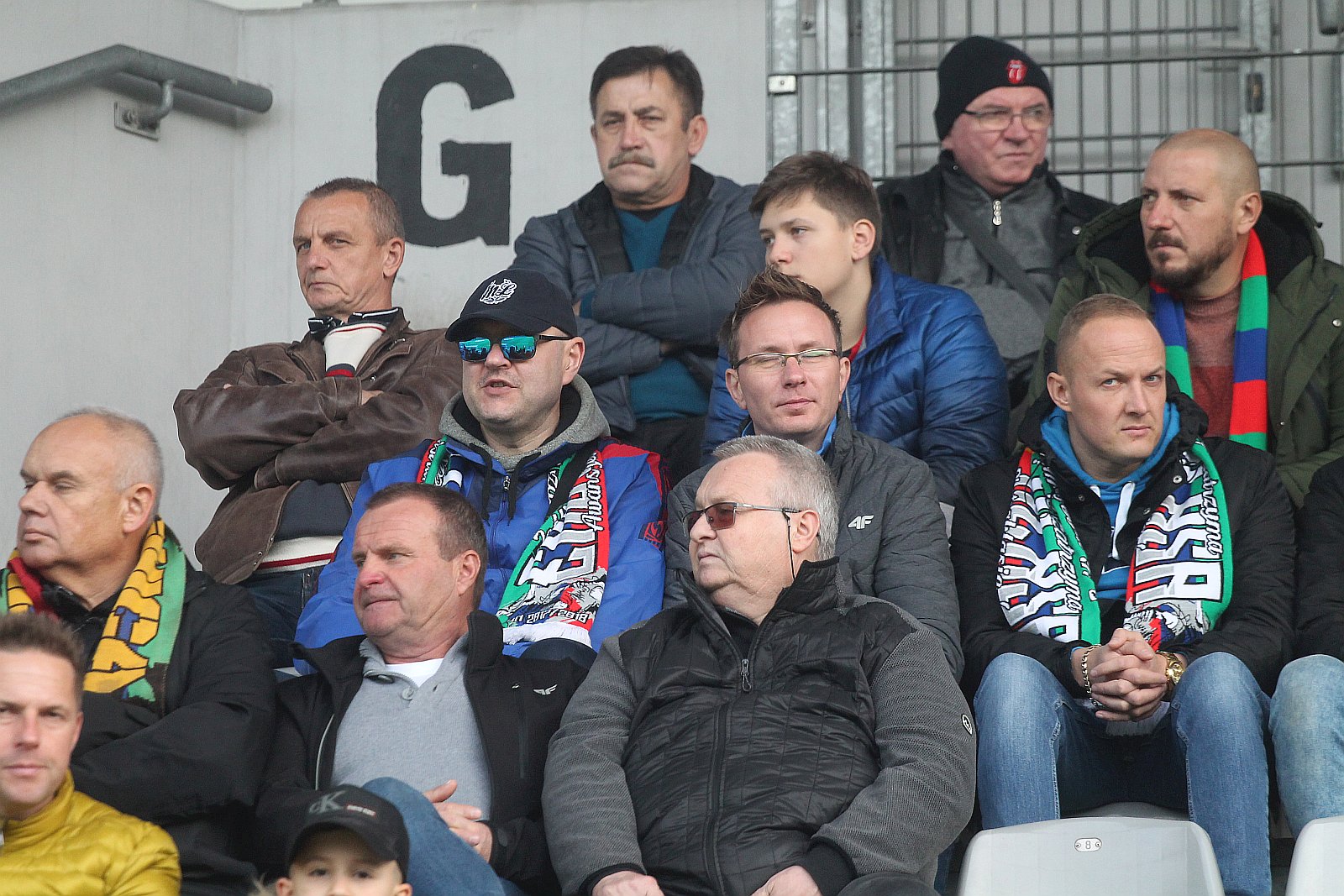 Kibice podczas meczu Miedzi Legnica z Radomiakiem Radom