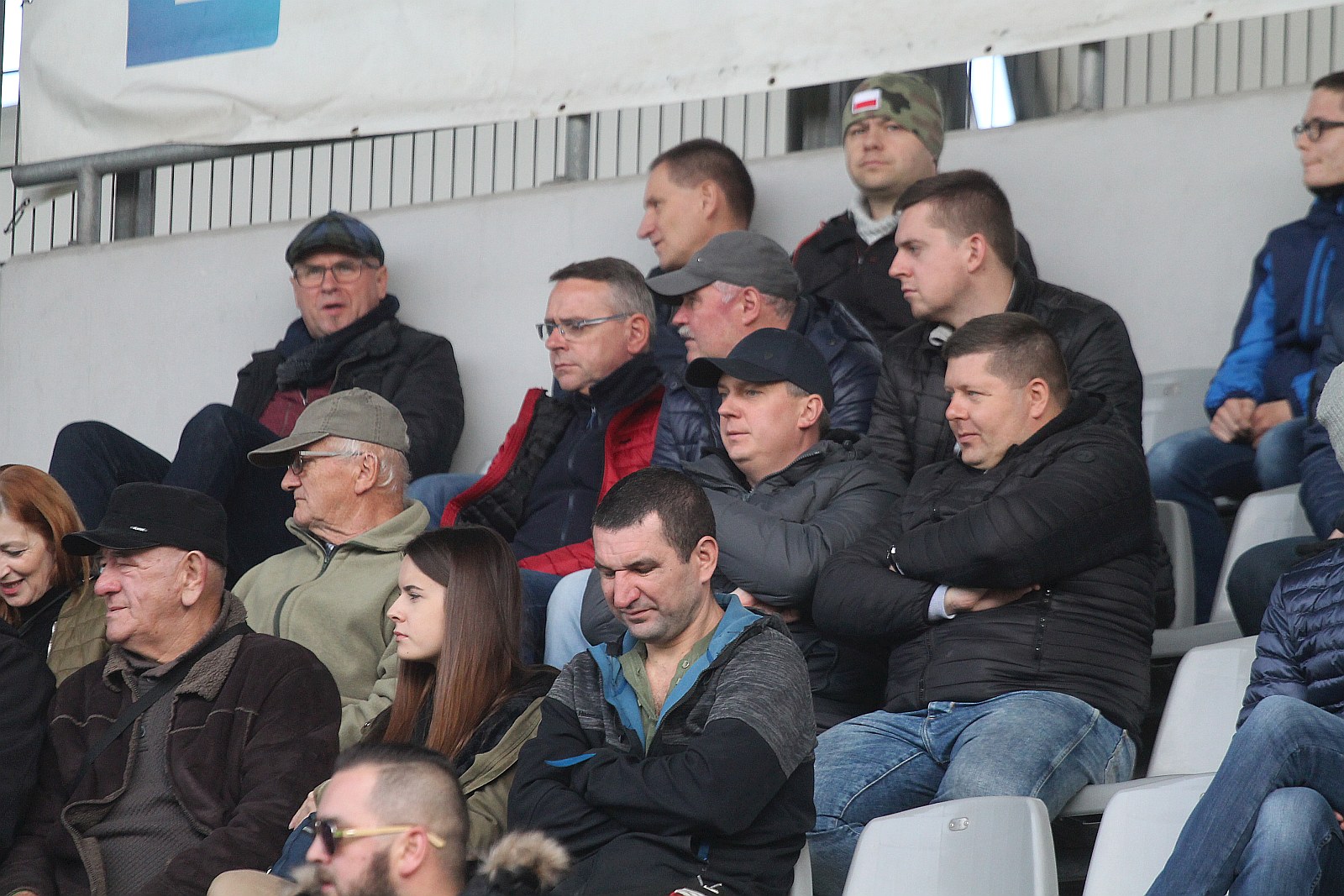 Kibice podczas meczu Miedzi Legnica z Radomiakiem Radom
