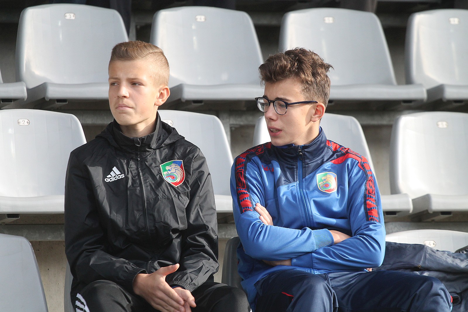 Kibice podczas meczu Miedzi Legnica z Radomiakiem Radom