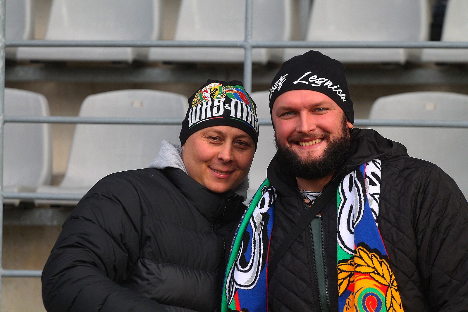 Kibice podczas meczu Miedzi Legnica z Radomiakiem Radom