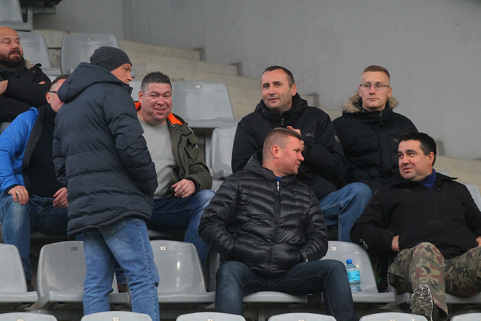 Kibice podczas meczu Miedzi Legnica z Radomiakiem Radom