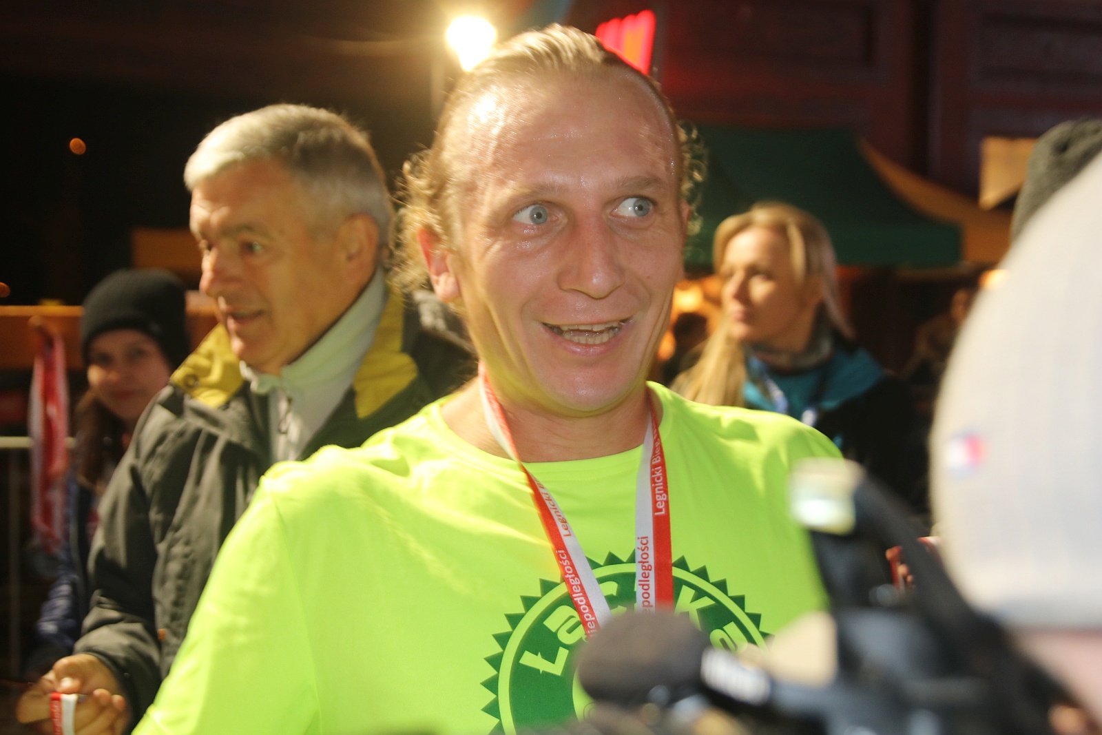 Legnicki Bieg Niepodległości. Biegi główny na dystansie 5500 m.
