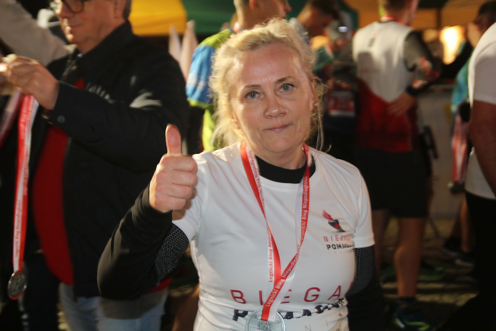 Legnicki Bieg Niepodległości. Biegi główny na dystansie 5500 m.