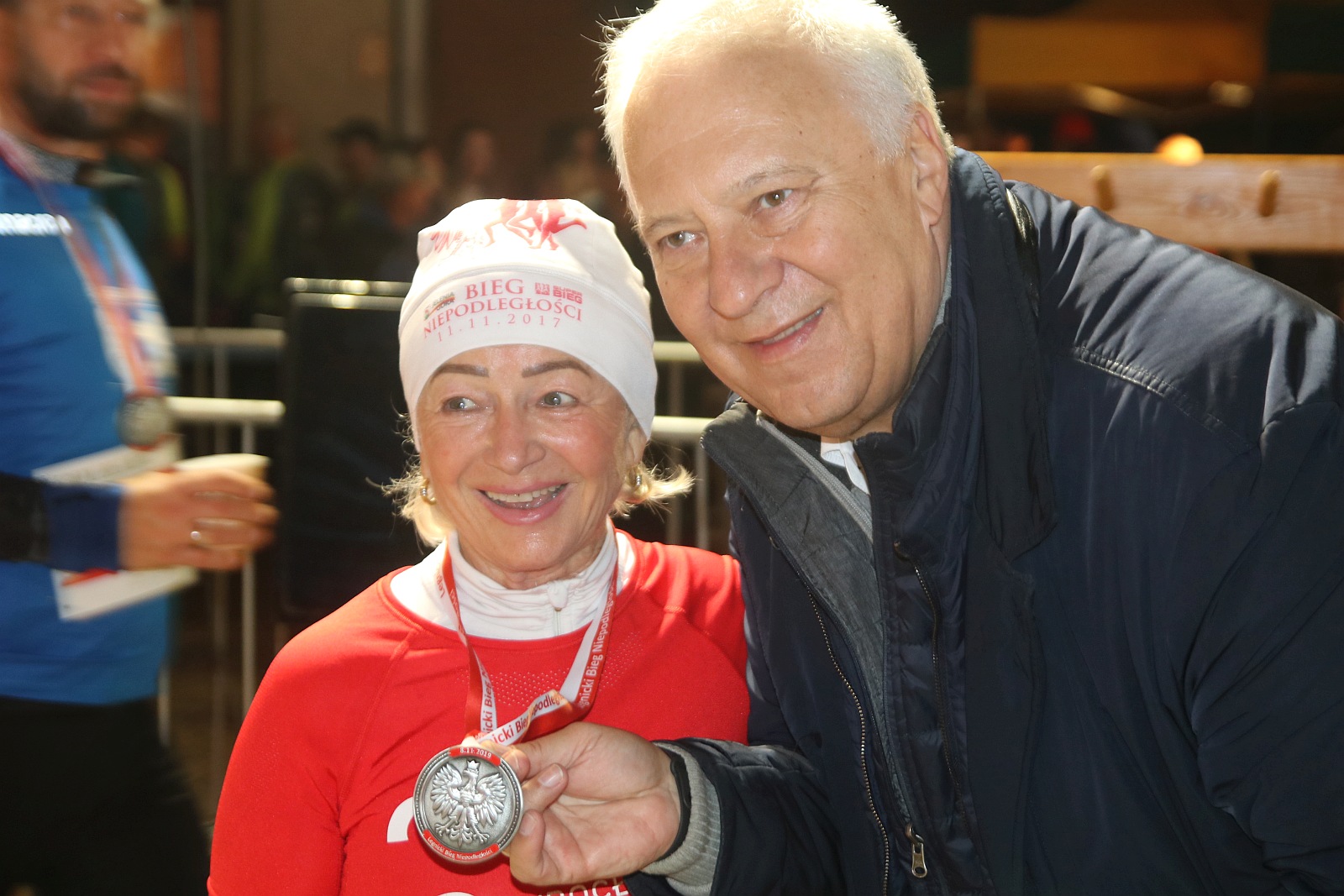 Legnicki Bieg Niepodległości. Biegi główny na dystansie 5500 m.