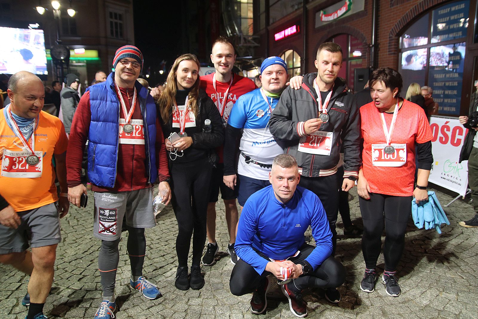 Legnicki Bieg Niepodległości. Biegi główny na dystansie 5500 m.