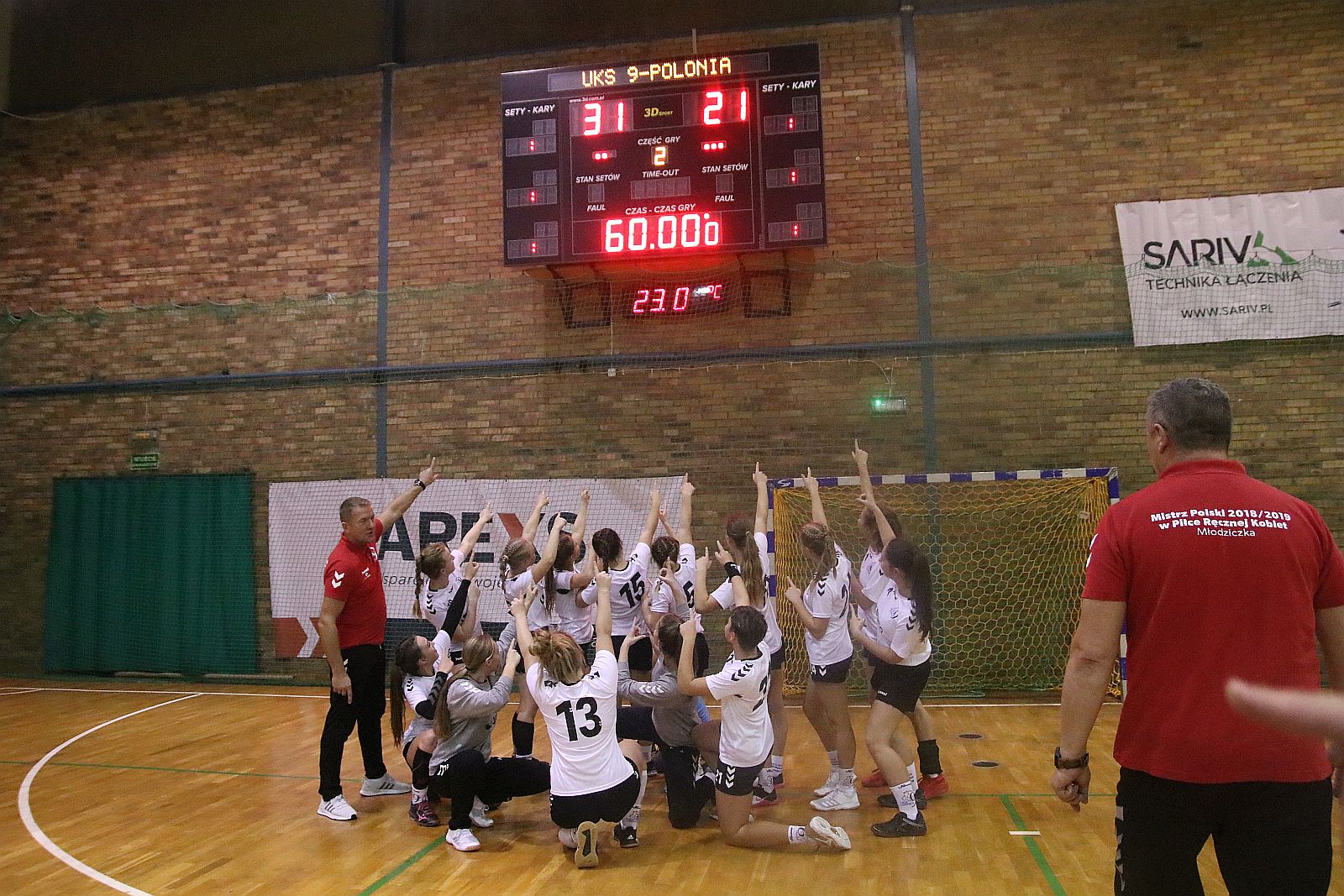 UKS Dziewiątka Legnica – Polonia Kępno 31:21 (14:14)