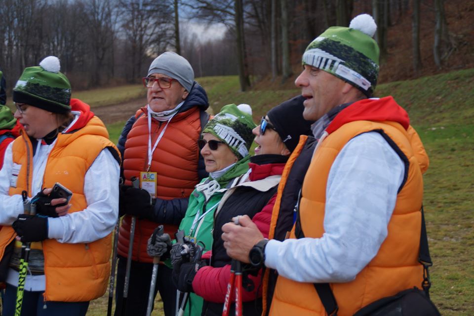 ABC Nordic Walking na szczycie góry Chojnik w Karkonoszach