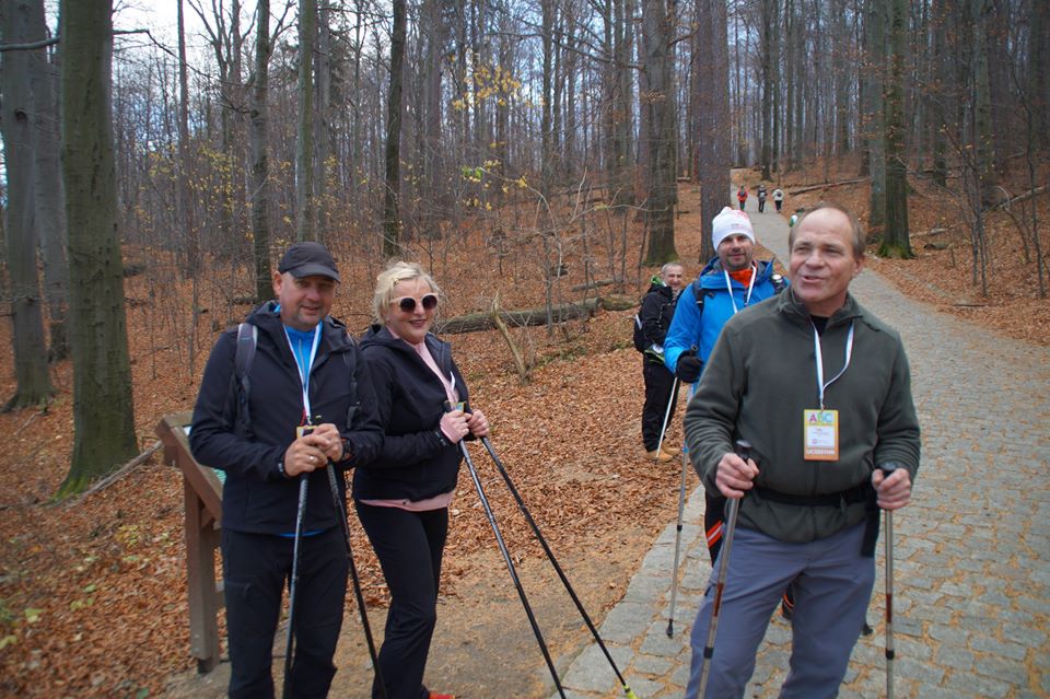 ABC Nordic Walking na szczycie góry Chojnik w Karkonoszach