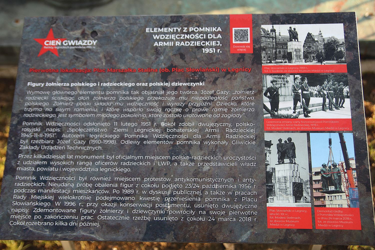 Figura marszałka Rokossowskiego już w ekspozycji muzeum