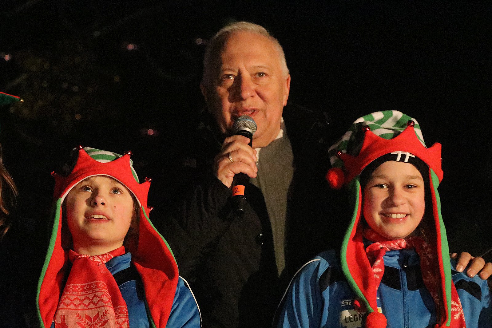Tłumy legniczan na inauguracji świątecznego oświetlenia