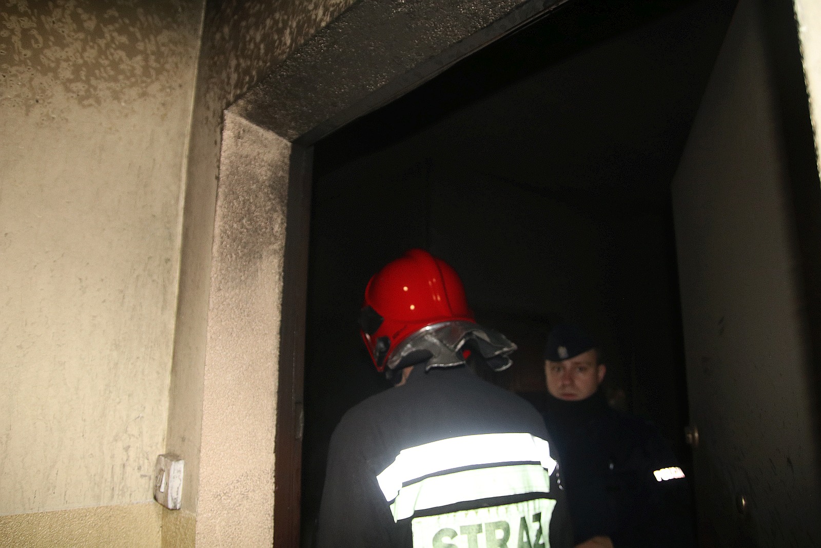 Spłonął pokój w mieszkaniu przy ulicy Śląskiej