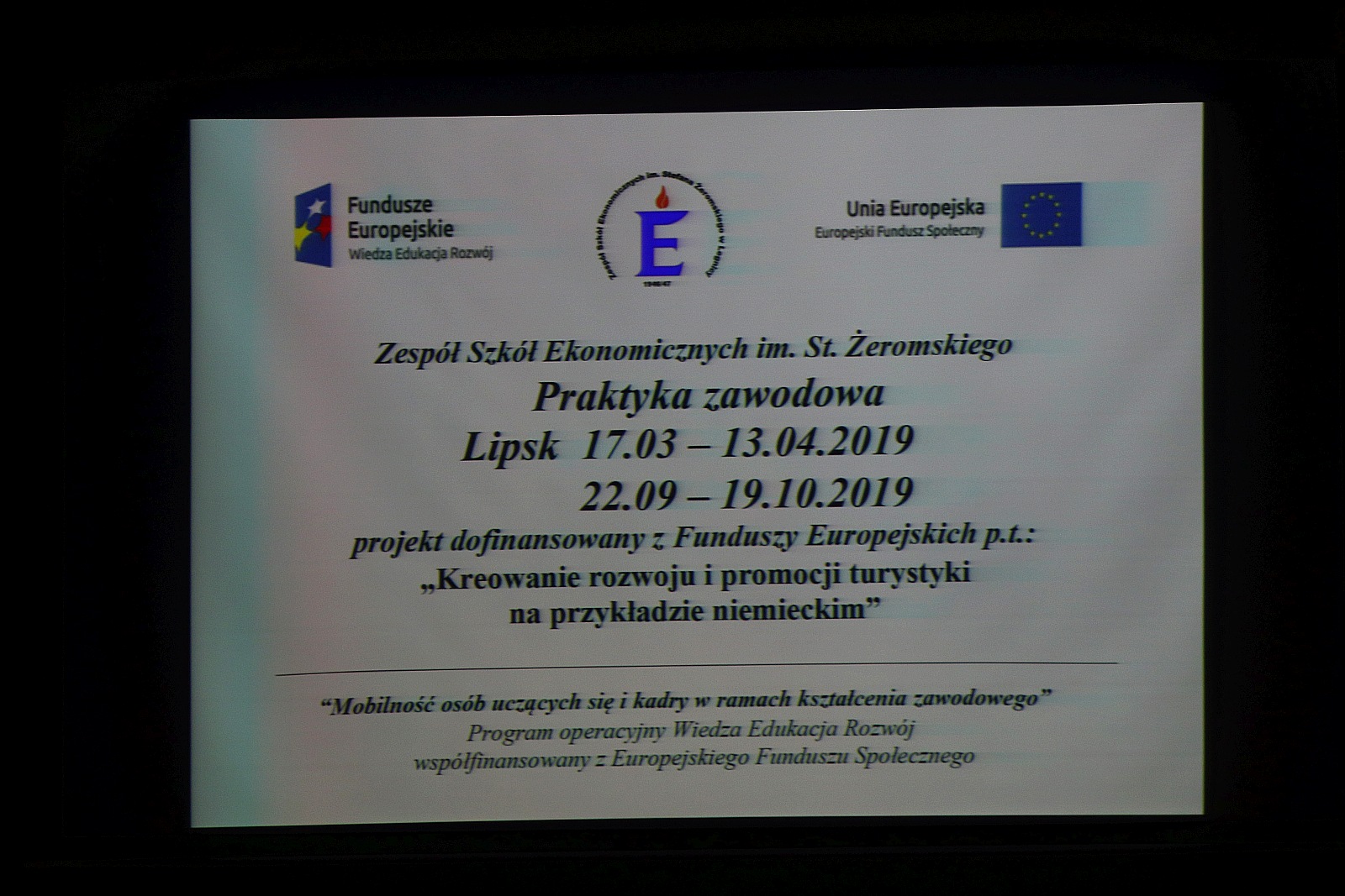 Gala podsumowująca praktyki zawodowe młodzieży z „Ekonoma”