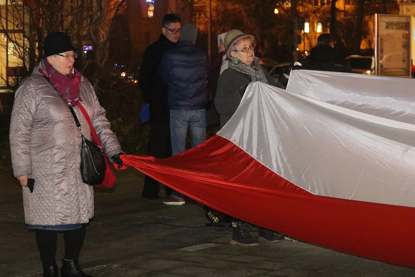 Tylko dwadzieścia osób uczciło rocznicę stanu wojennego