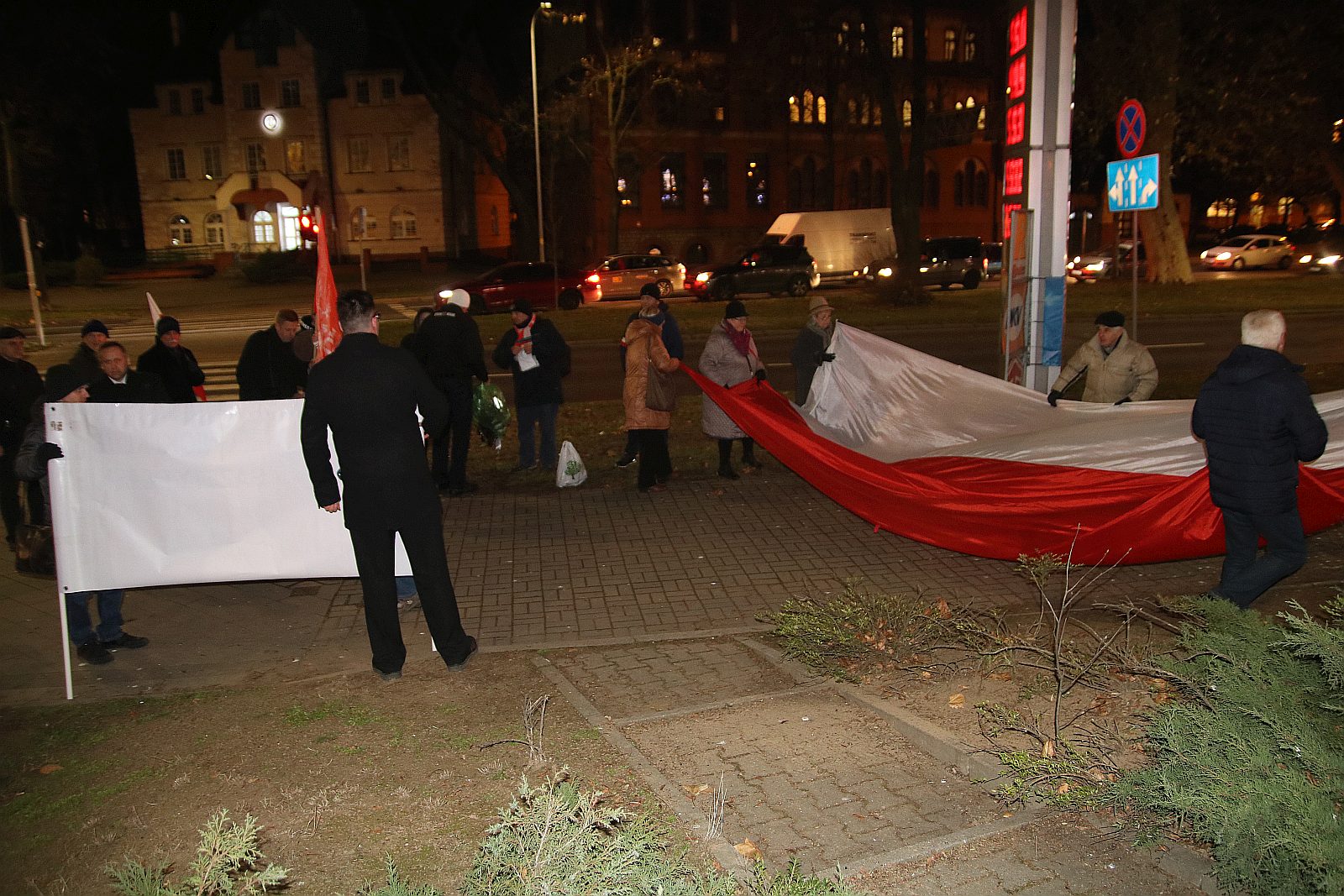 Tylko dwadzieścia osób uczciło rocznicę stanu wojennego