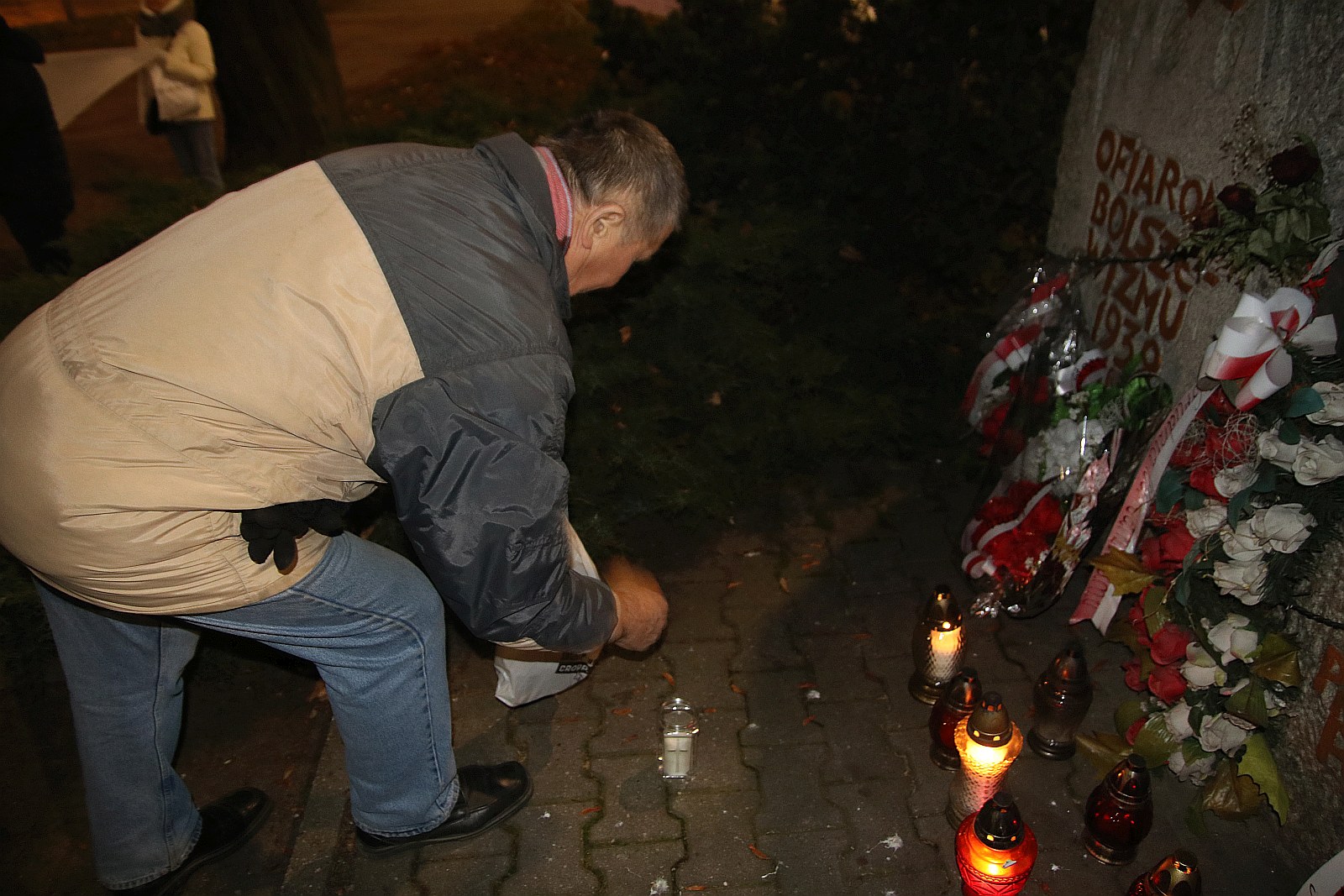 Tylko dwadzieścia osób uczciło rocznicę stanu wojennego