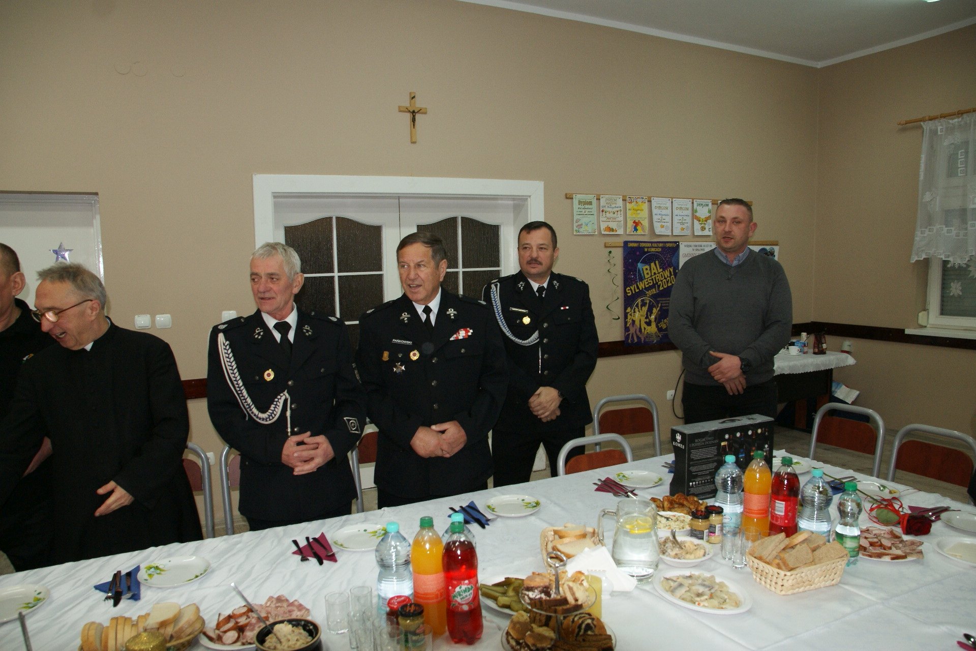 Strażacy z gminy Kunice spotkali się na tradycyjnym opłatku