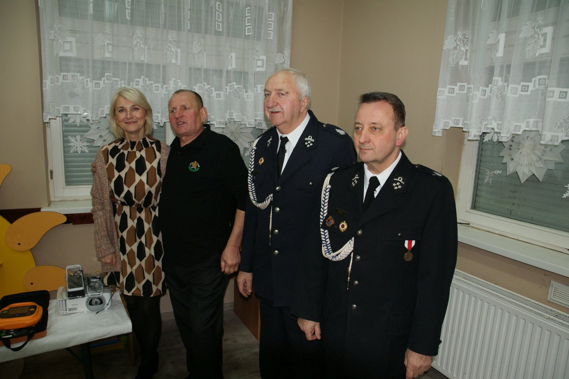 Strażacy z gminy Kunice spotkali się na tradycyjnym opłatku