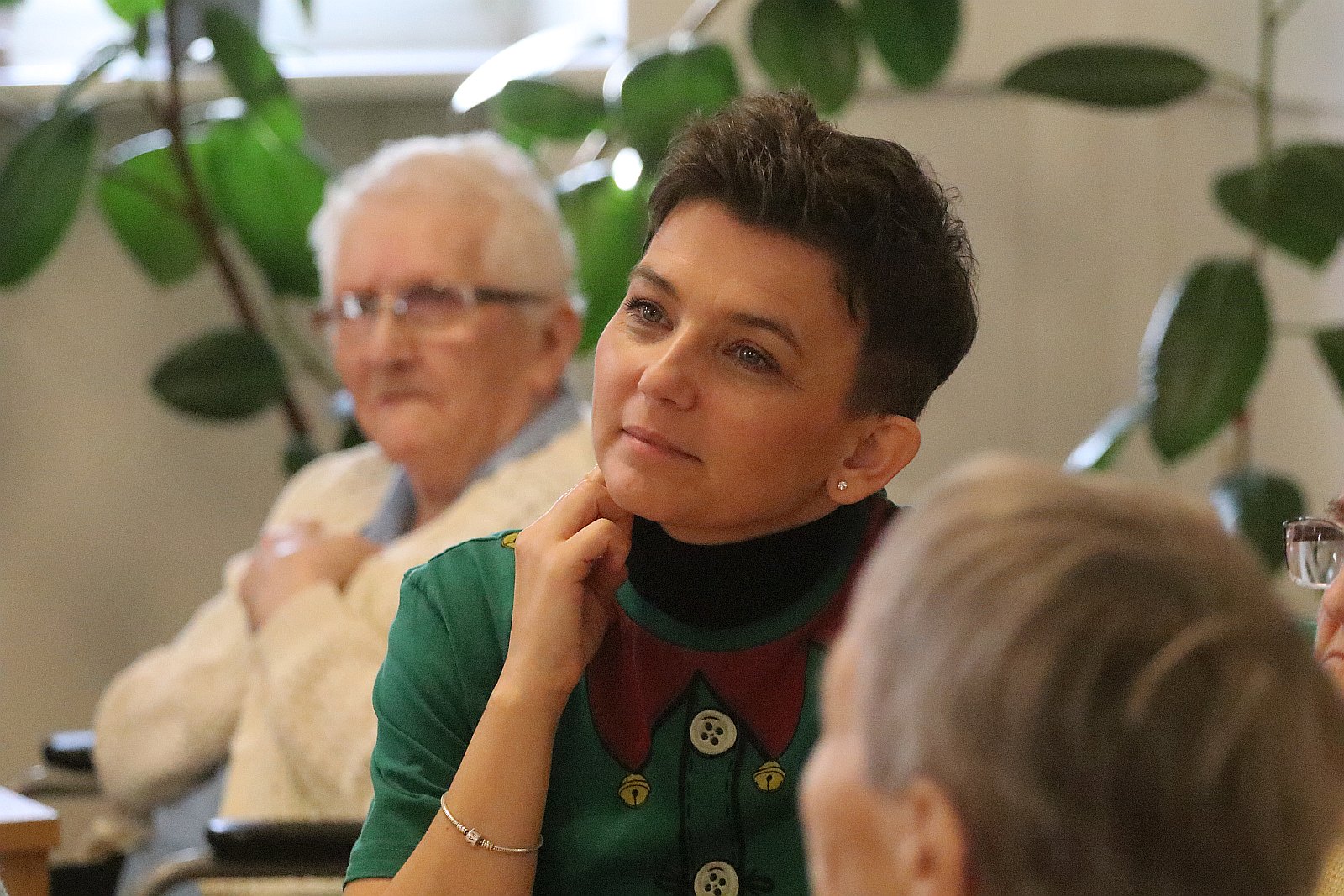 Jolanta Kwaśniewska otworzyła kącik dla seniorów