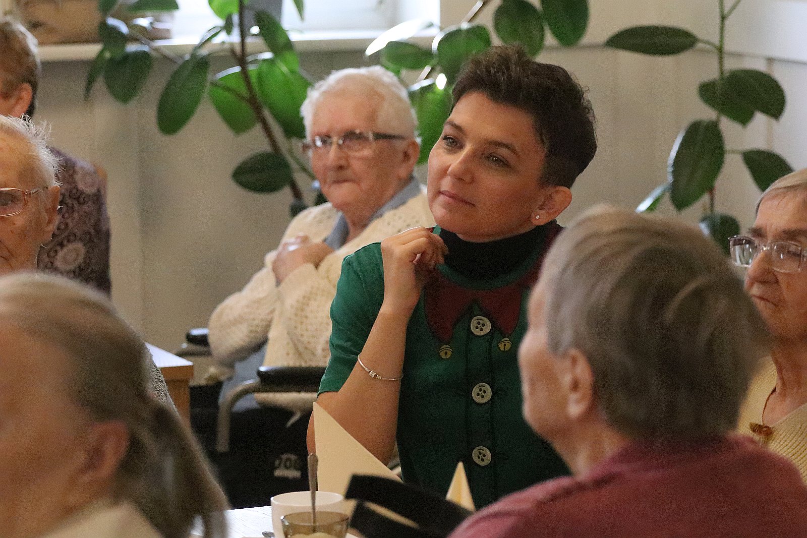 Jolanta Kwaśniewska otworzyła kącik dla seniorów