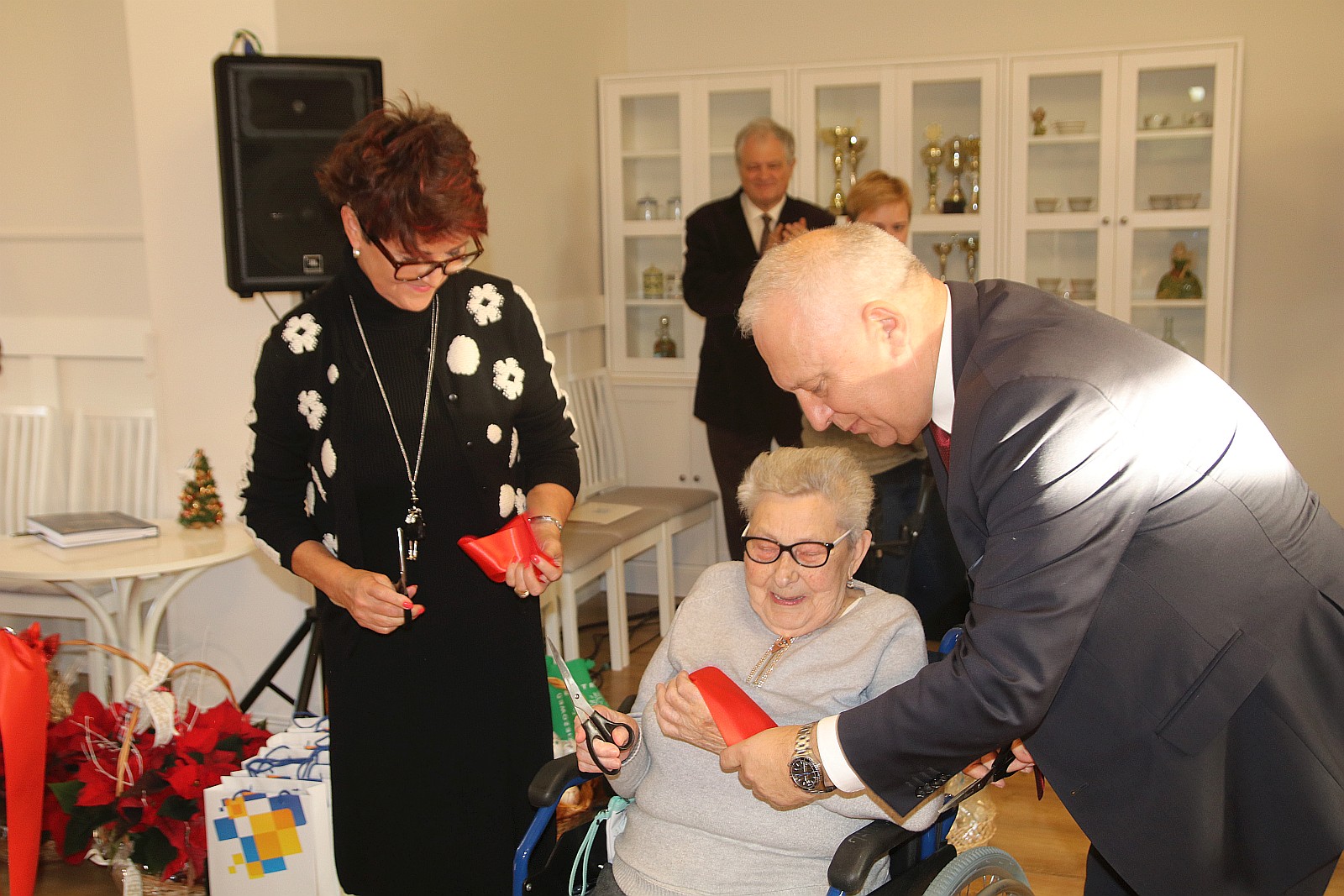 Jolanta Kwaśniewska otworzyła kącik dla seniorów