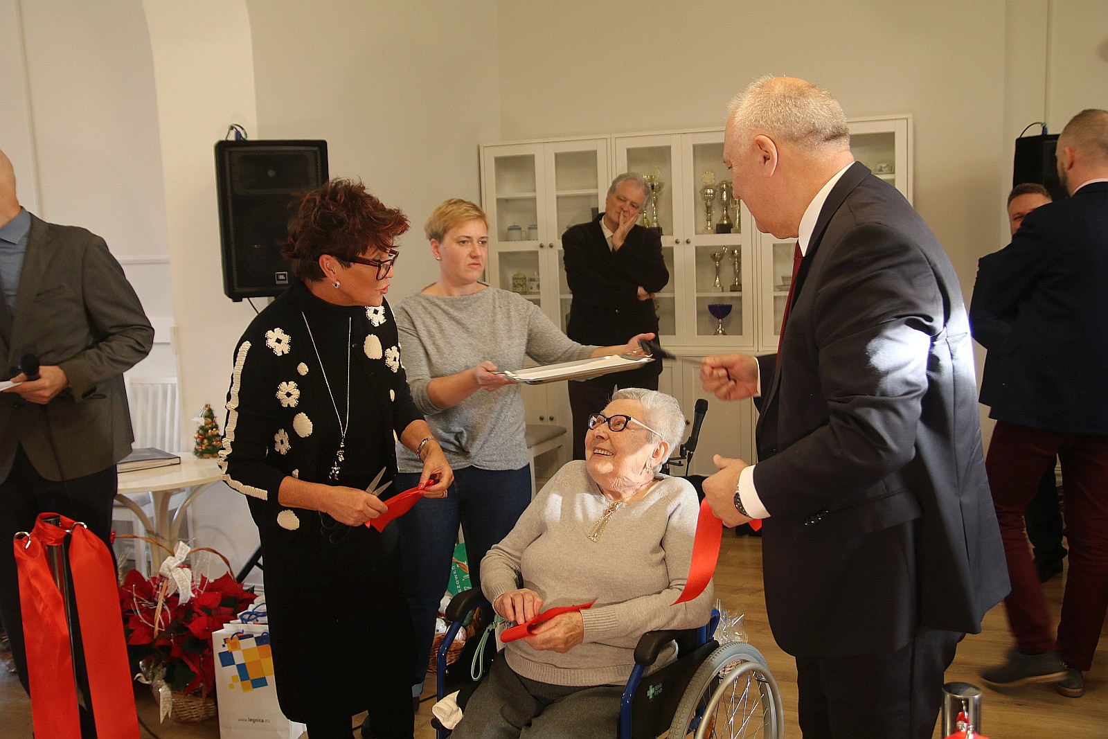 Jolanta Kwaśniewska otworzyła kącik dla seniorów