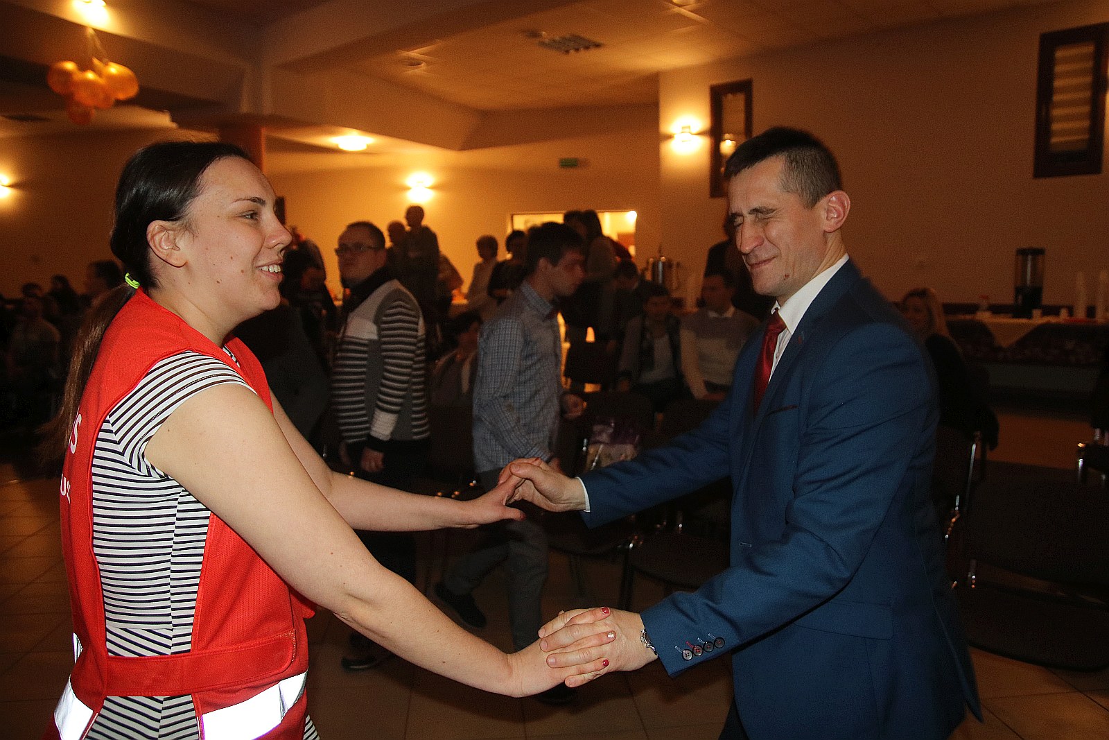 Spotkanie opłatkowe i bal osób niepełnosprawnych