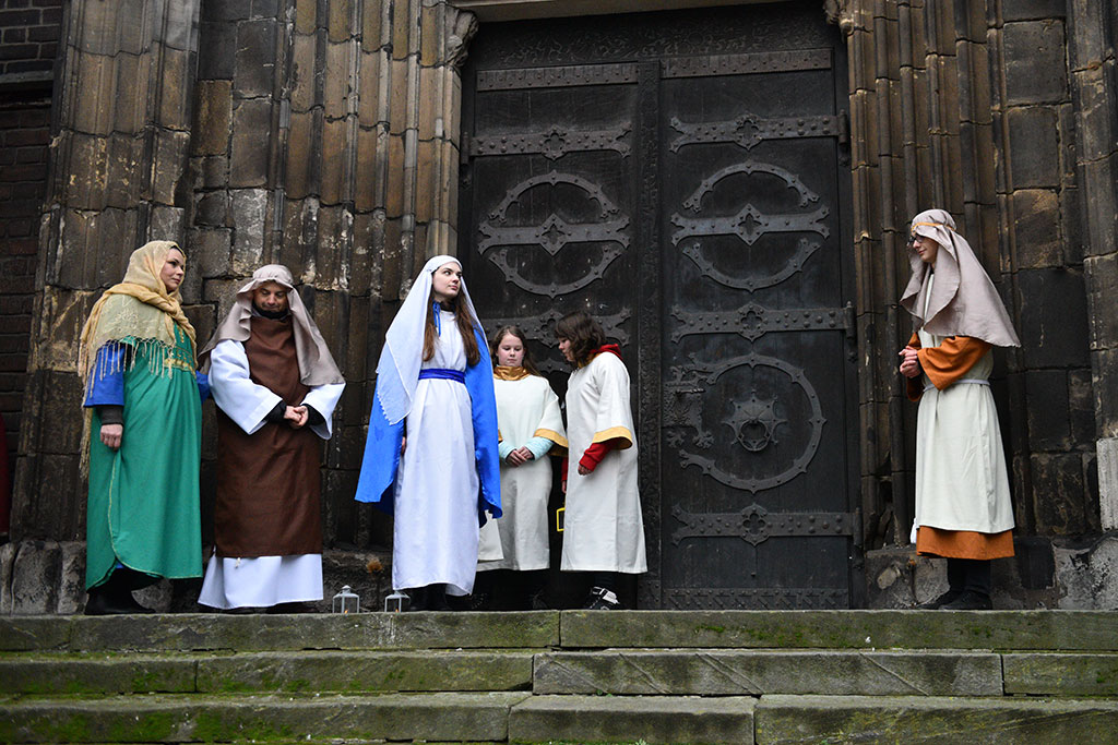 Trzej Królowie i legniczanie pokłonili się dzieciątku