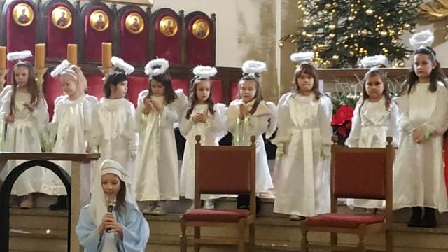Przedszkolaki zaprezentowały Jasełka w kościele na Piekarach