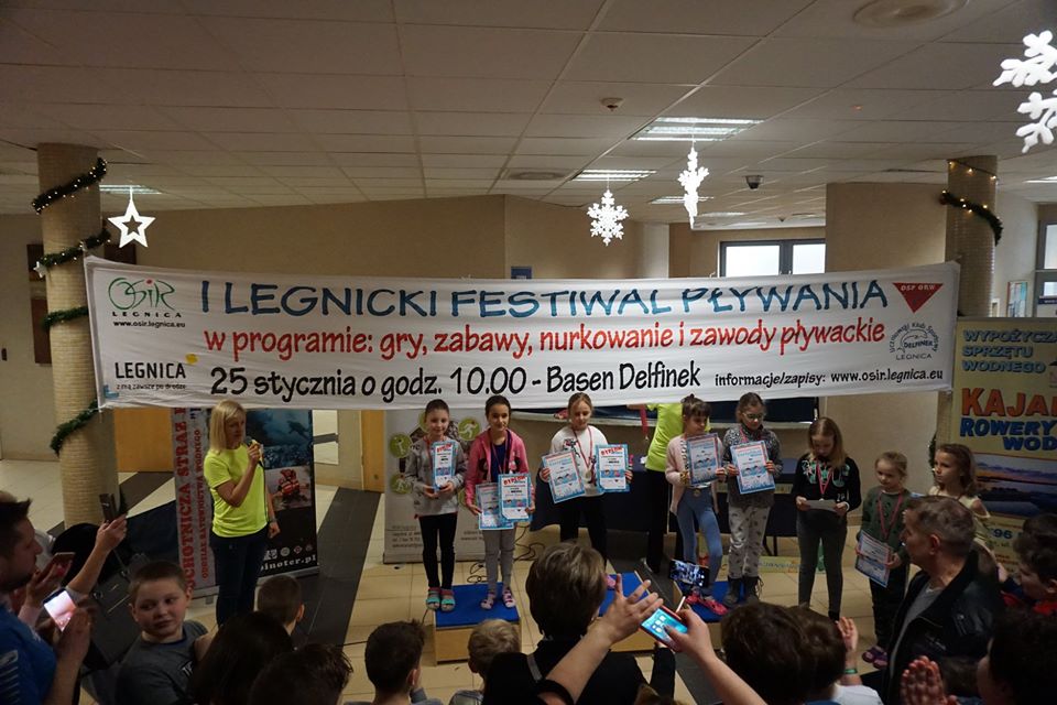 W Legnicy na basenie Delfinek odbył się Festiwal Pływania