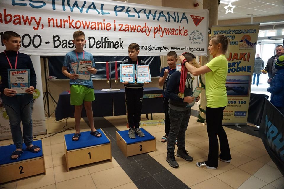 W Legnicy na basenie Delfinek odbył się Festiwal Pływania