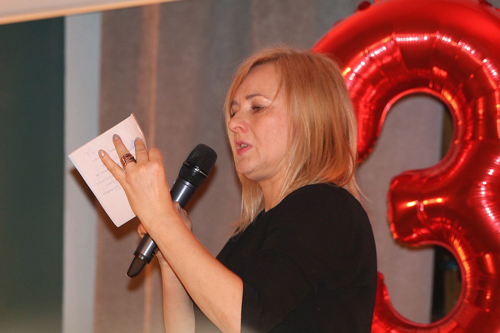 Szanowna benefisantka Mariola Hotiuk  i jej goście