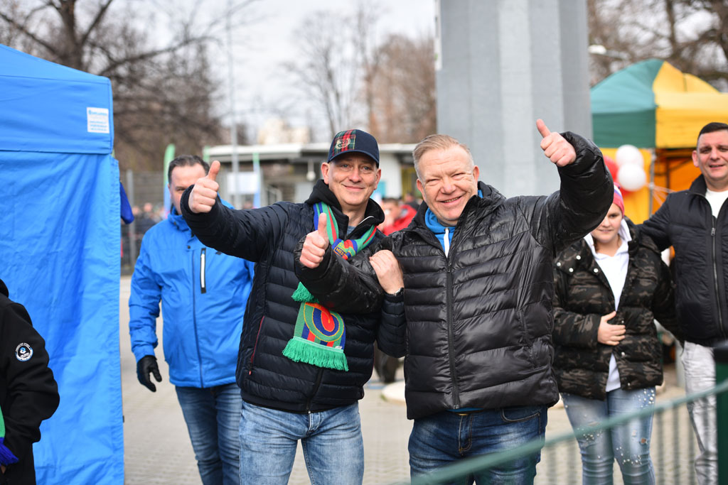 Tak dopingowali kibice Miedzi podczas meczu z Sosnowcem