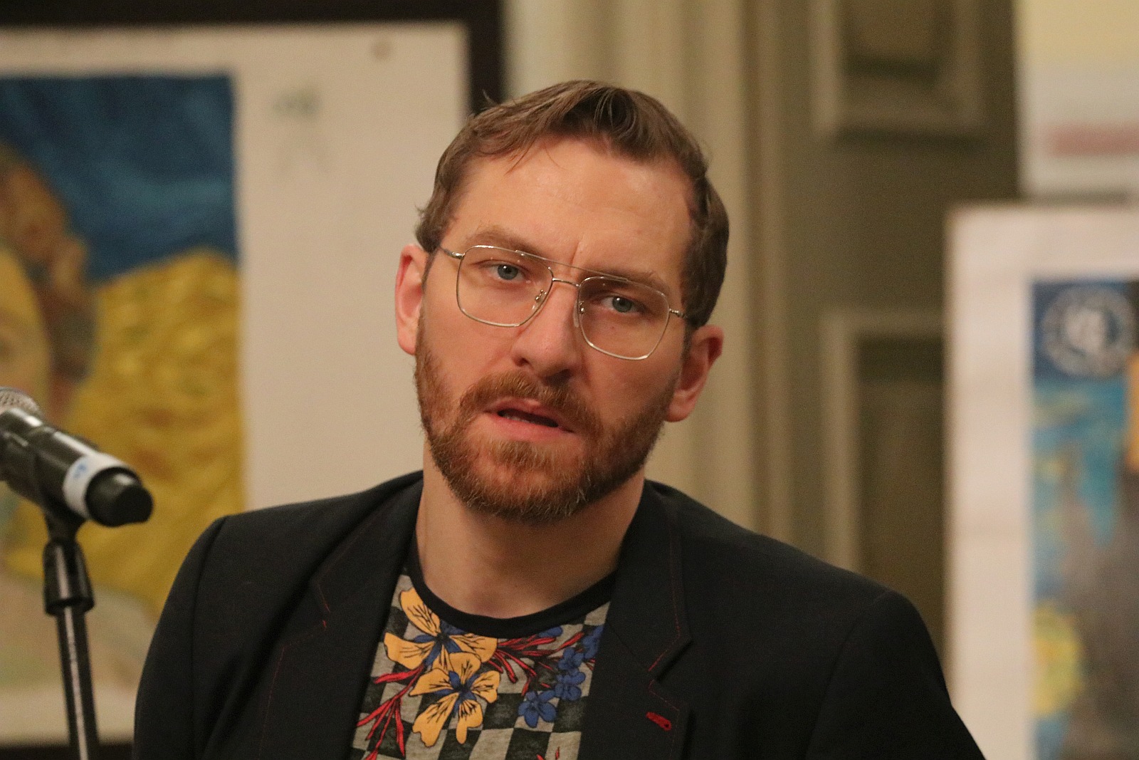 Nasz Vincent Robert Gulaczyk i wystawa w teatralnym holu