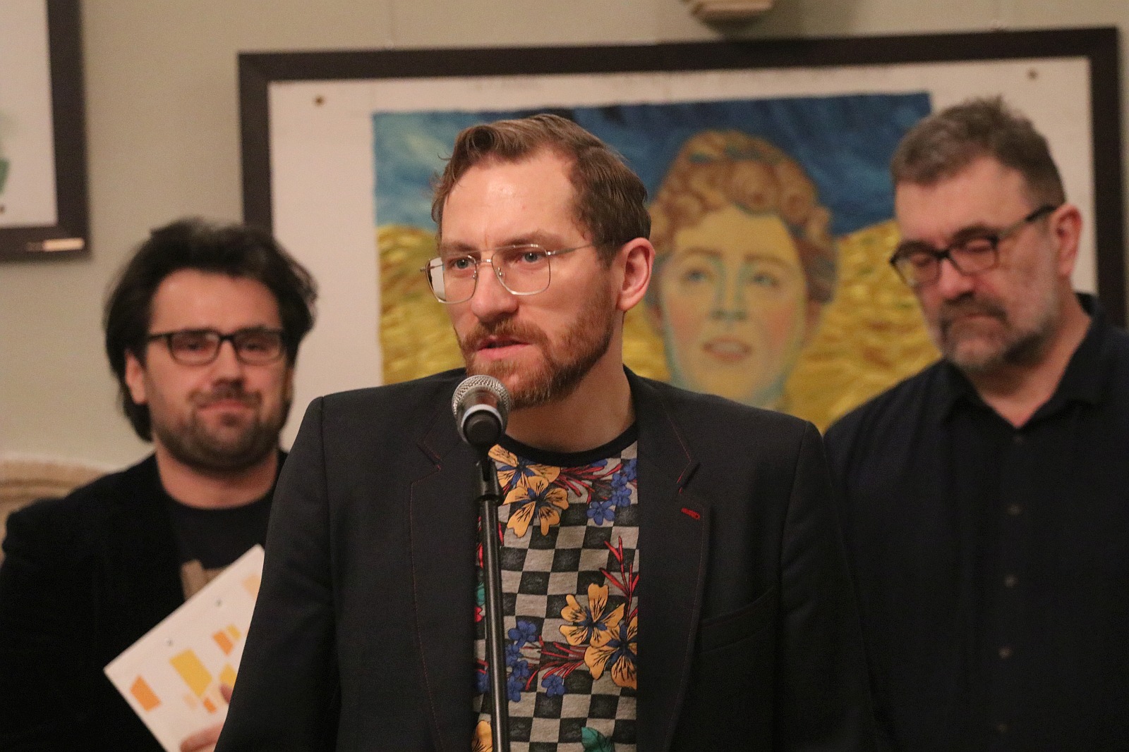 Nasz Vincent Robert Gulaczyk i wystawa w teatralnym holu