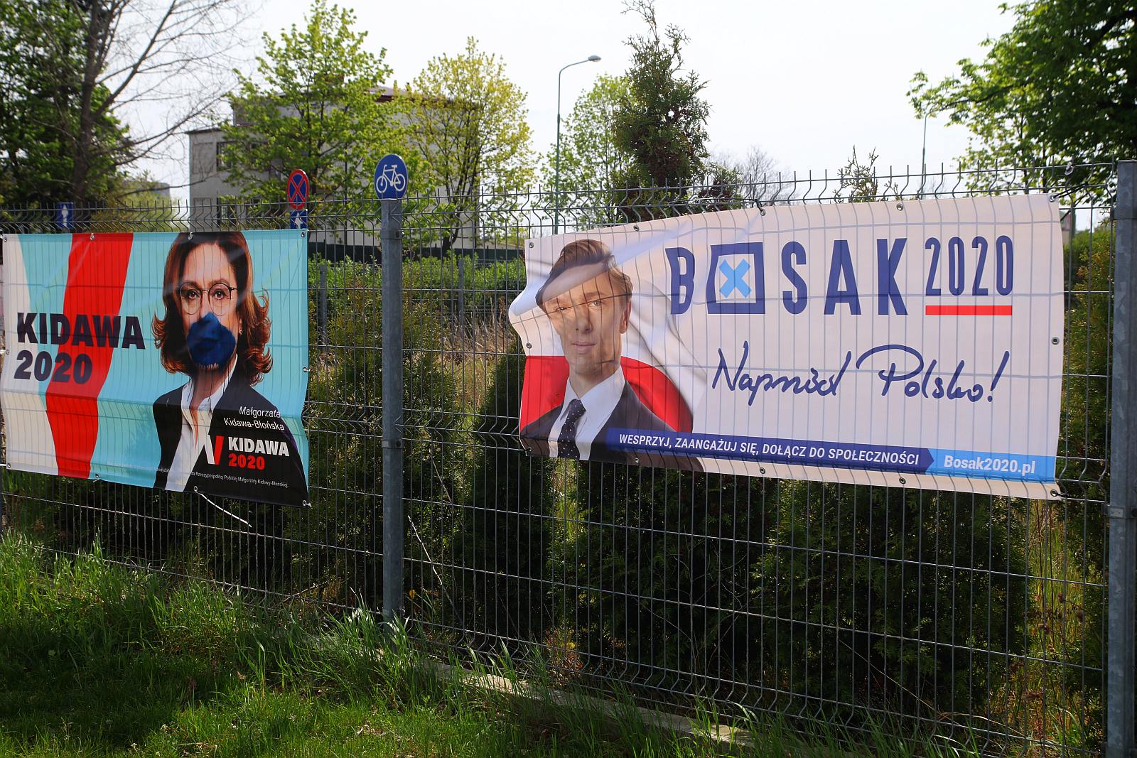 Prezydencka kampania wyborcza na ulicach miasta
