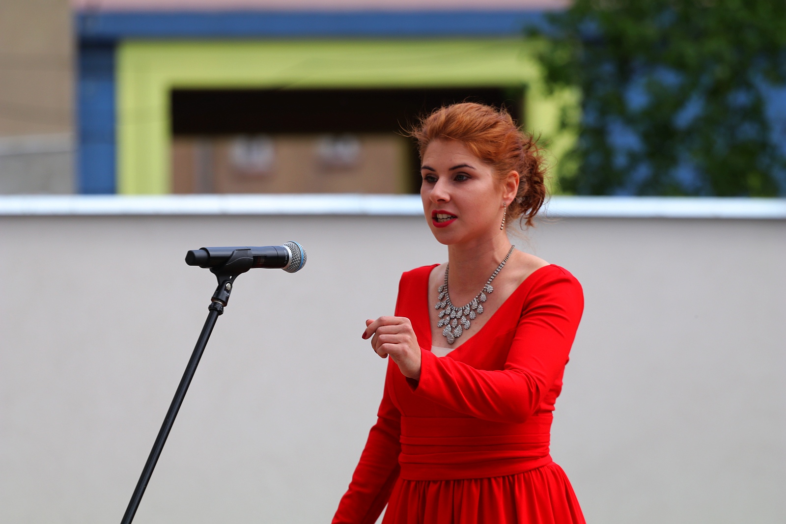 Wiosenny Koncert Podwórkowy ze Świetlicy Terapeutycznej