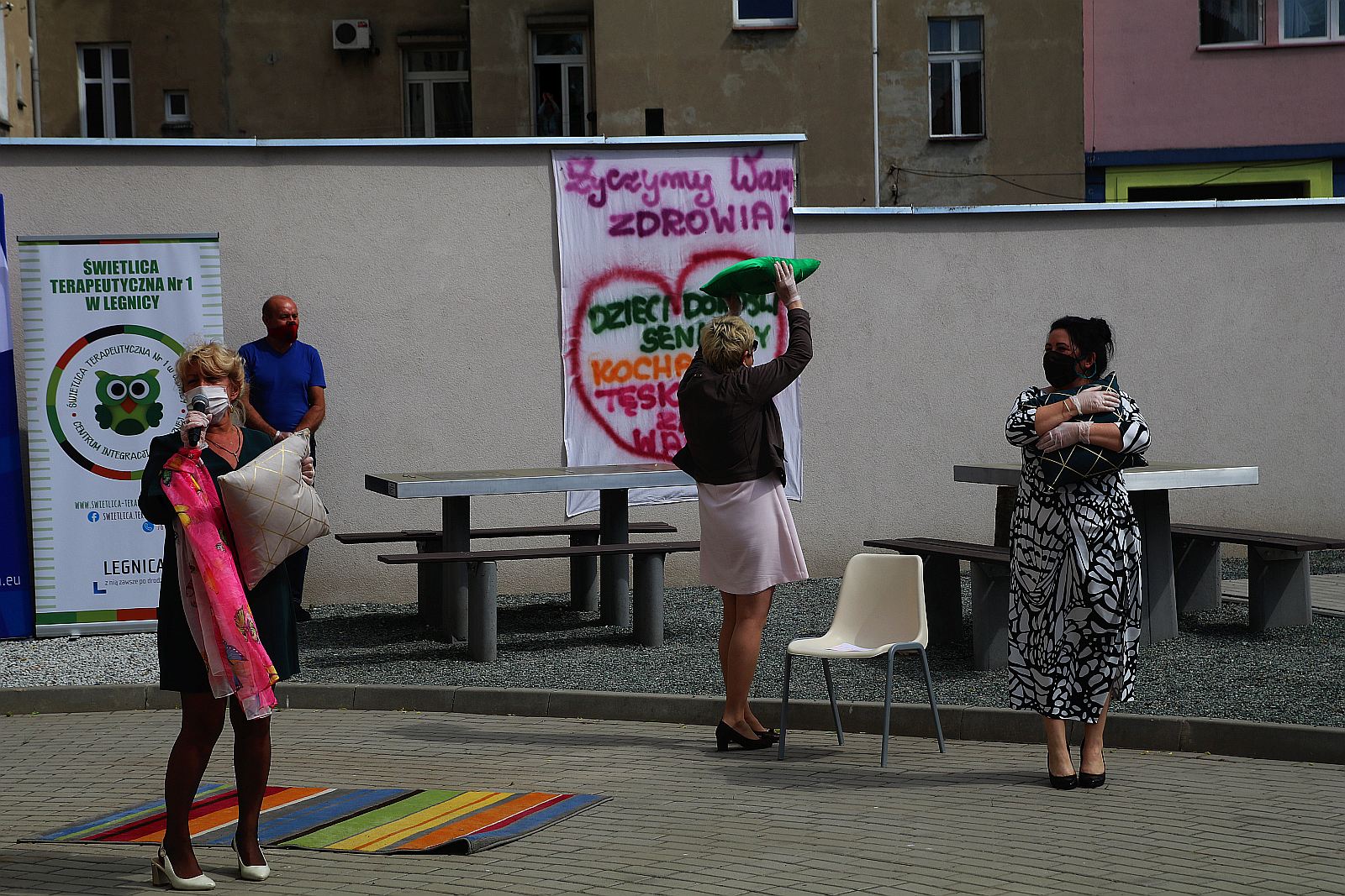 Wiosenny Koncert Podwórkowy ze Świetlicy Terapeutycznej