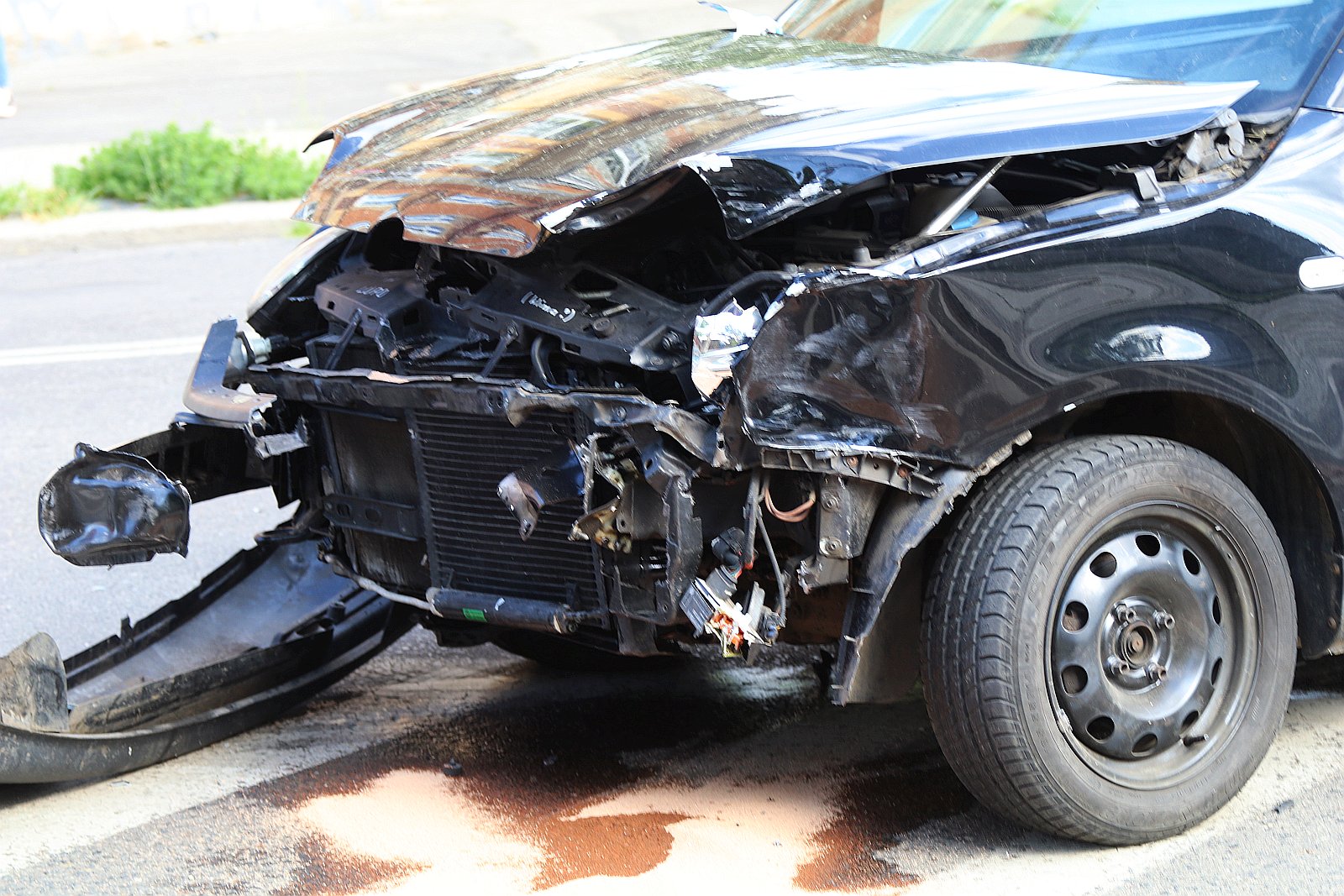 Wypadek na ulicy Hutników. Jedna osoba ranna