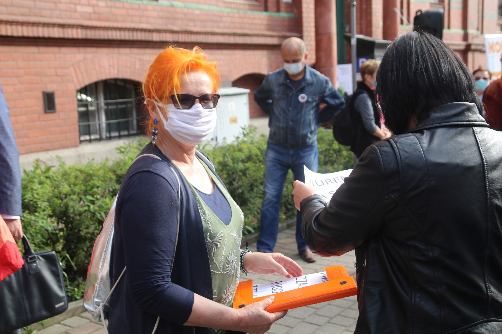 Przed Sądem Okręgowym manifestowali w obronie sędziego