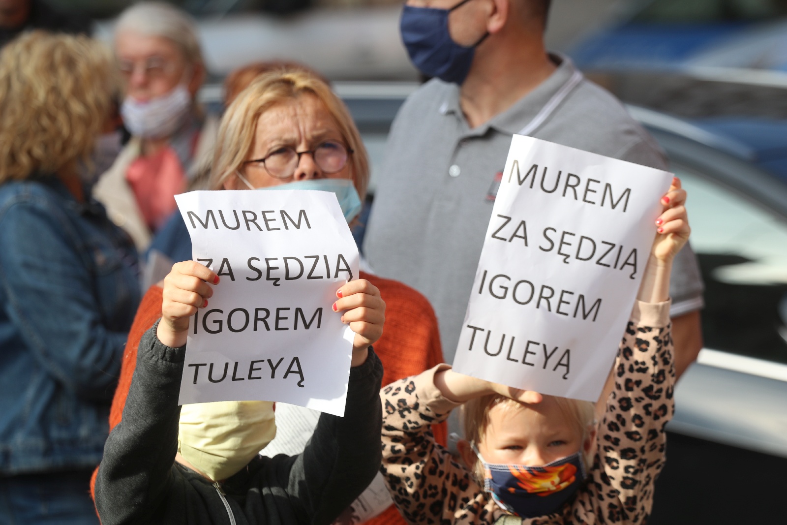 Przed Sądem Okręgowym manifestowali w obronie sędziego