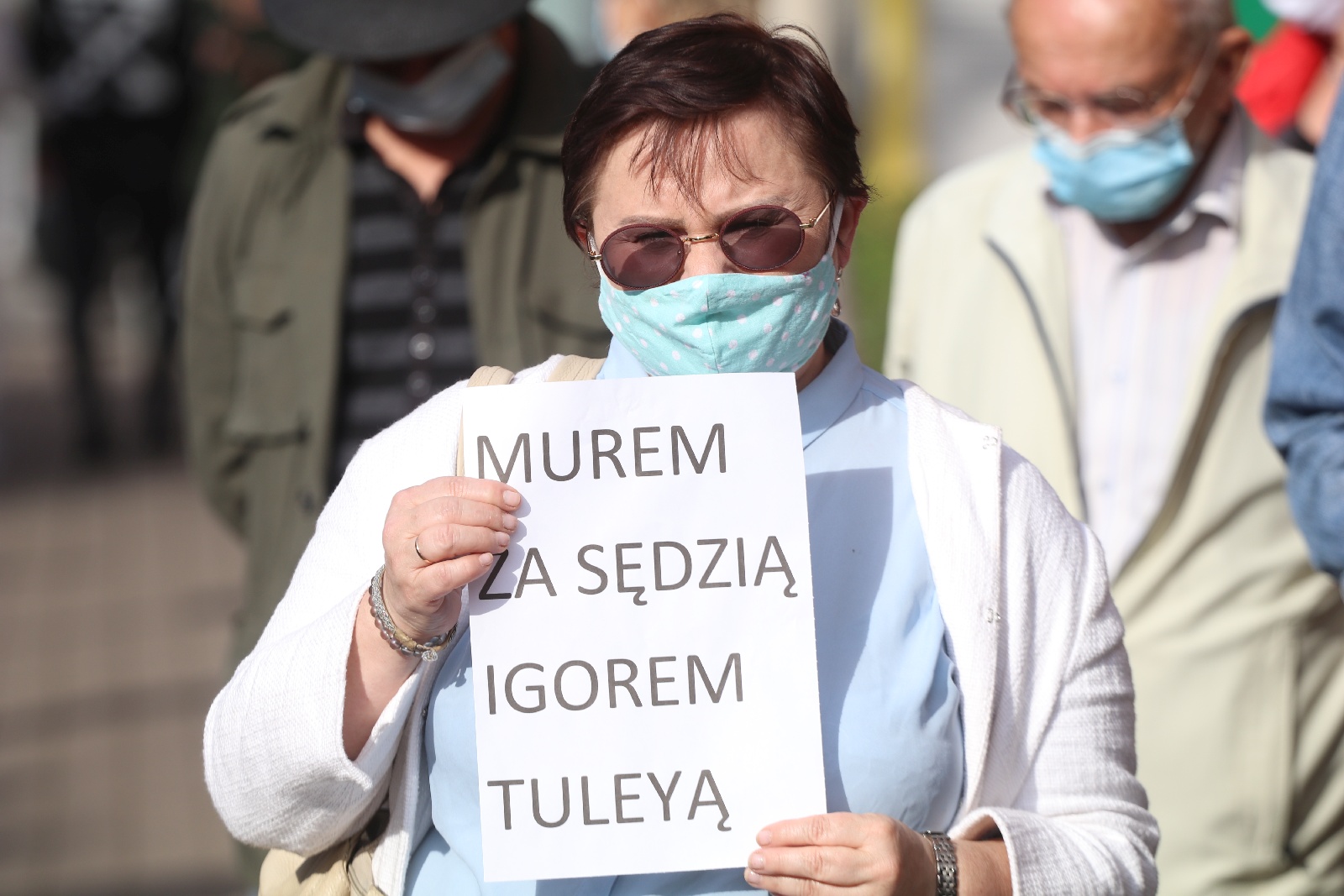 Przed Sądem Okręgowym manifestowali w obronie sędziego