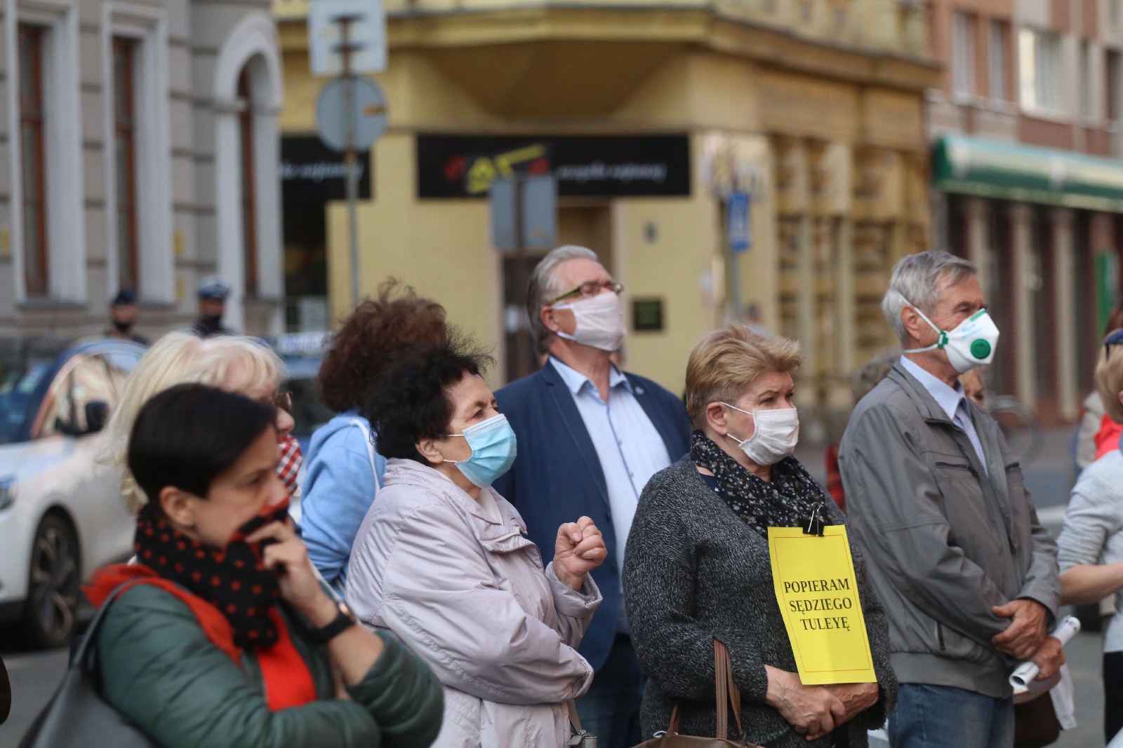 Przed Sądem Okręgowym manifestowali w obronie sędziego