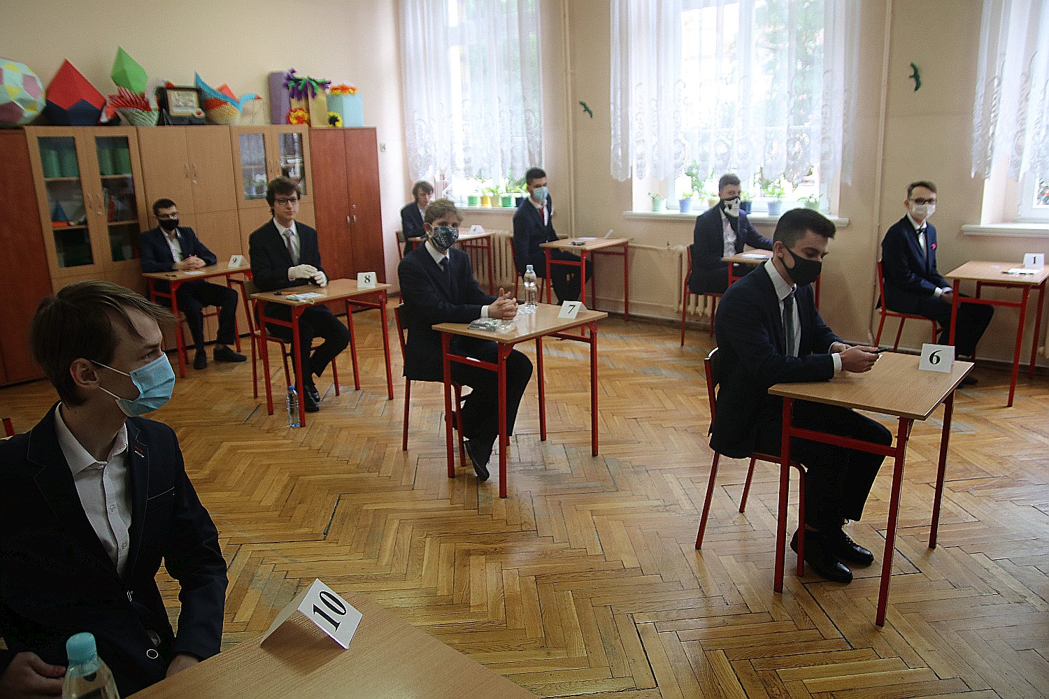 Maturzyści z I i V LO przystępili do ważnego egzaminu