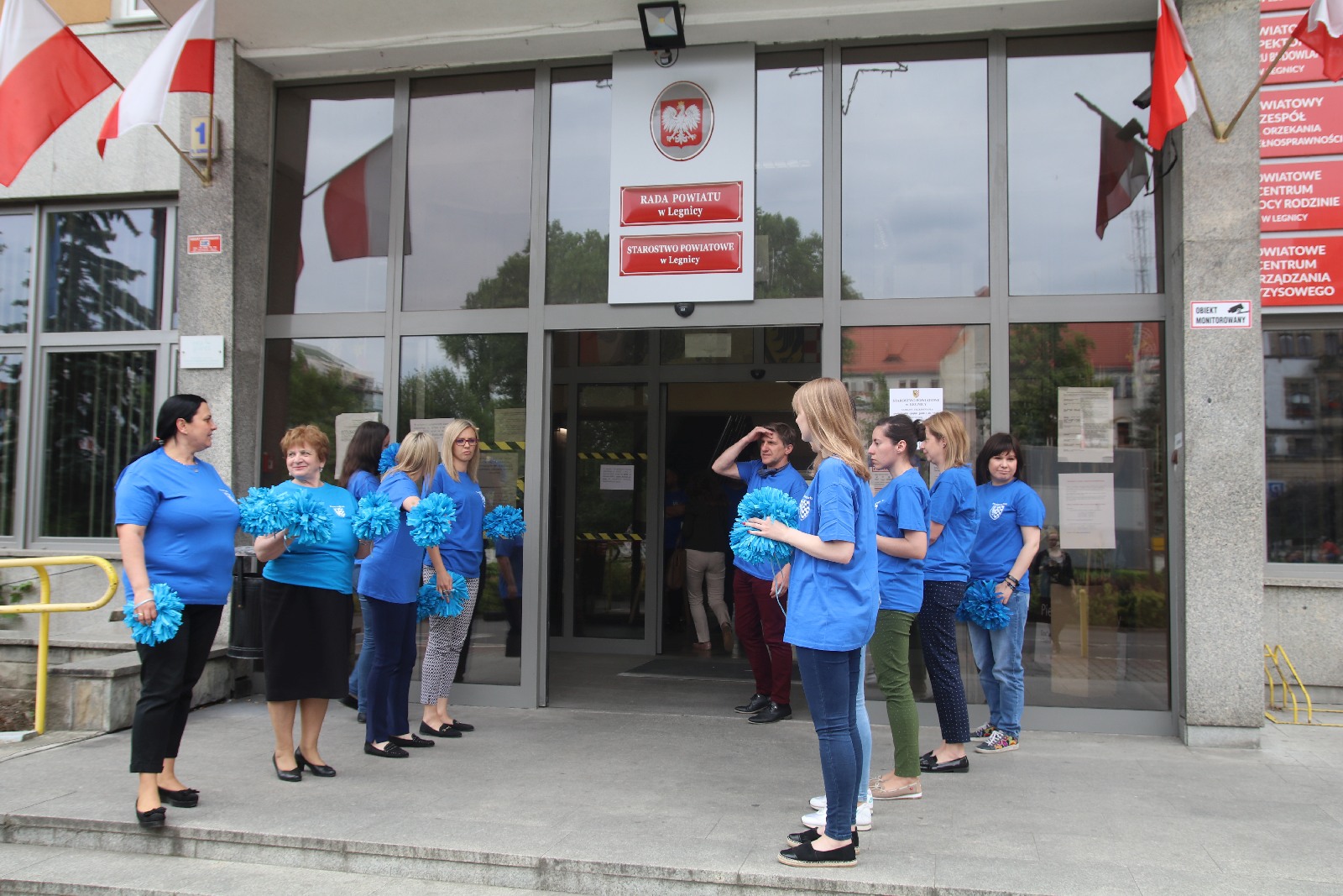 Starostwo Powiatowe przyjęło wyzwanie i pompowało dla Wojtusia
