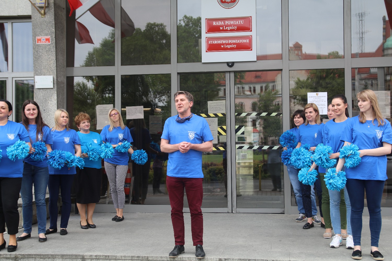 Starostwo Powiatowe przyjęło wyzwanie i pompowało dla Wojtusia